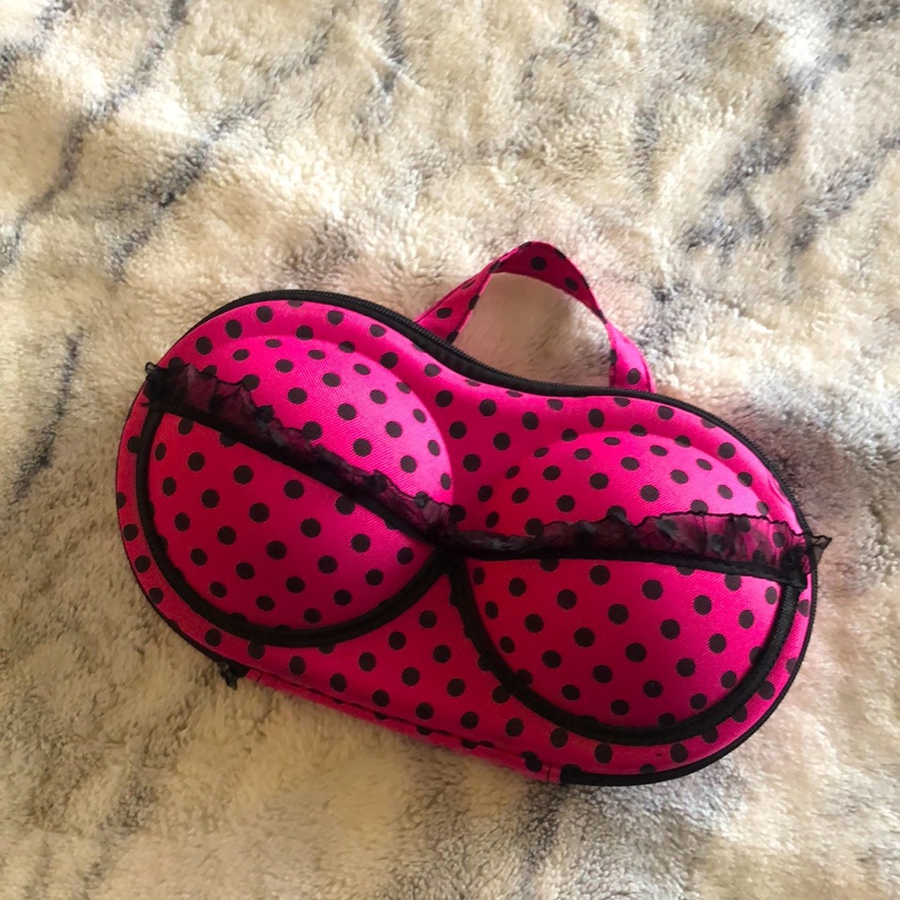 Sassy Polkadot Lingerie Travel Case